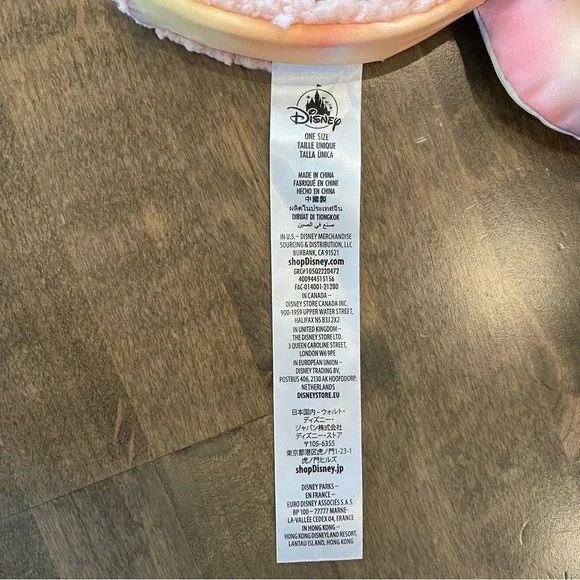 Disney Parks Tie Dye Pink Sherpa Headband Ears NWT - Picture 8 of 10